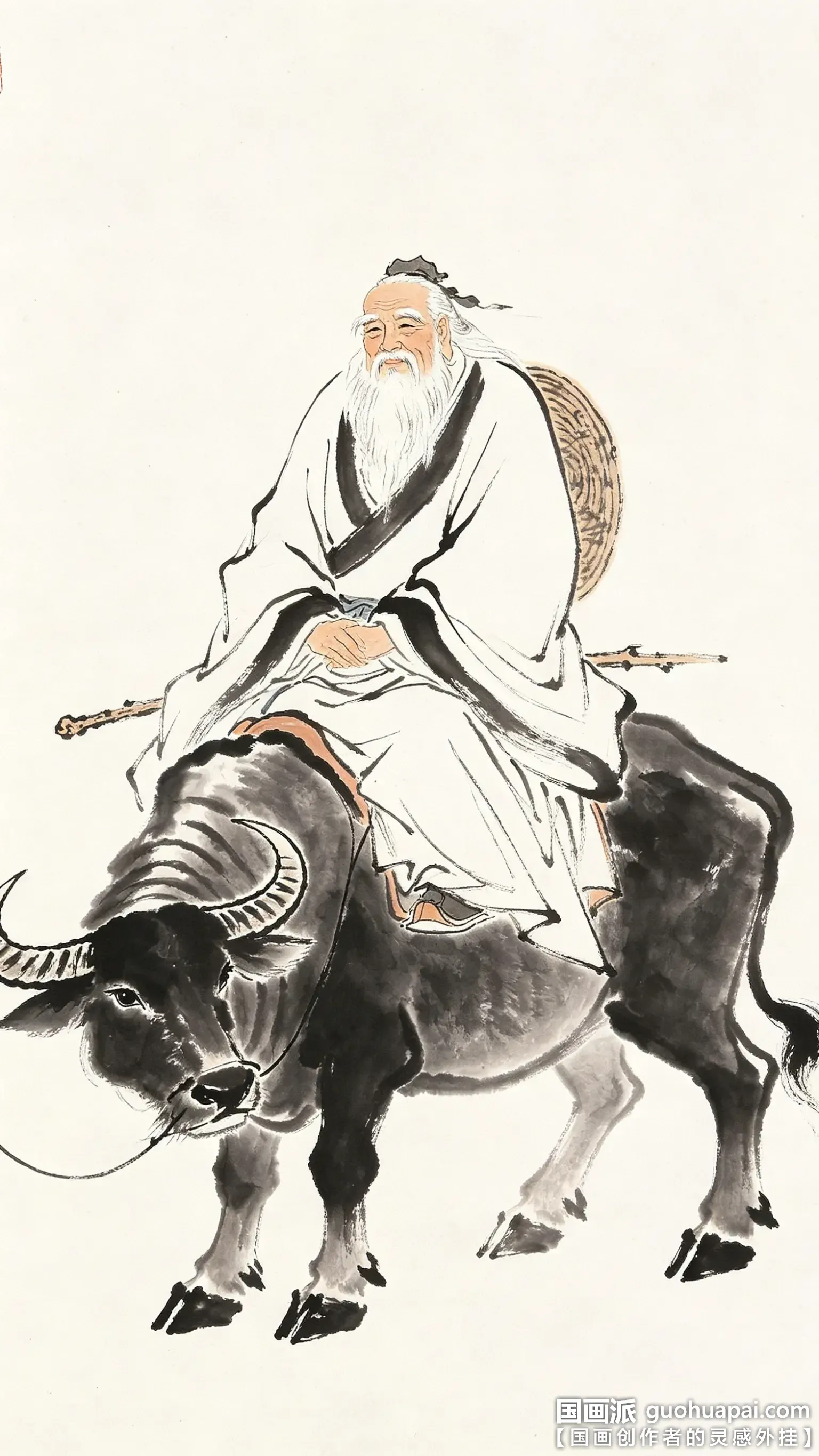 老子出关图-牛-彩色-竖版-20260517-R866Ea - 牛转乾坤- 国画派· 国画